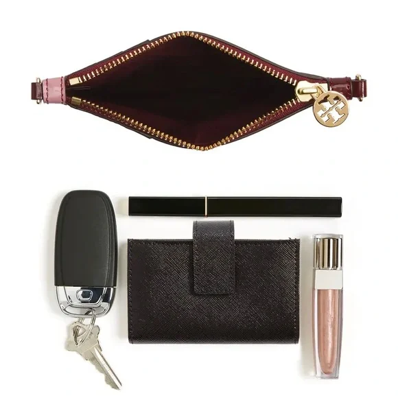 Authentic TORY BURCH Leather Dog card/Crosby - Picture 8 of 12